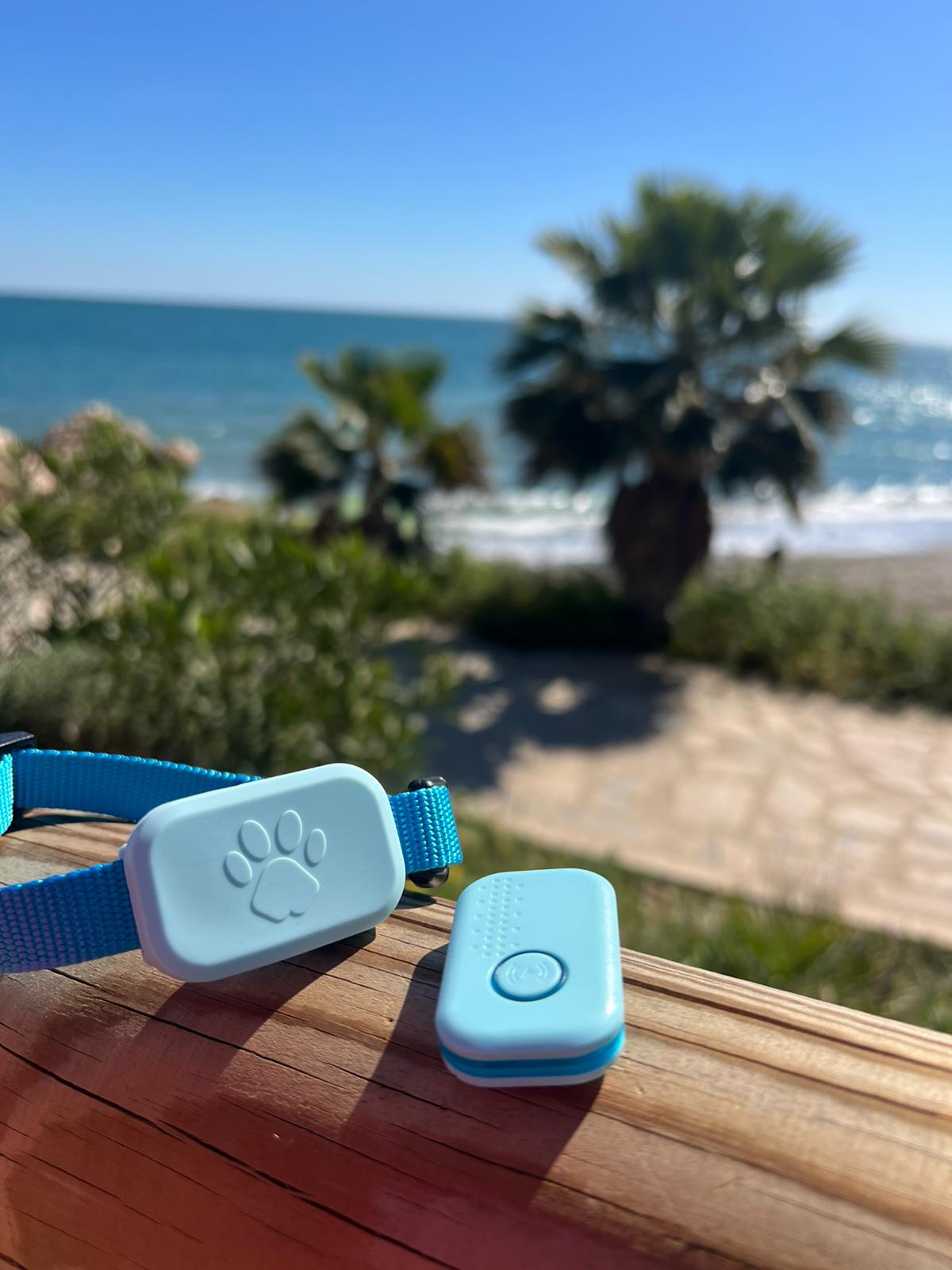 Localizador GPS para animales con correa adaptable